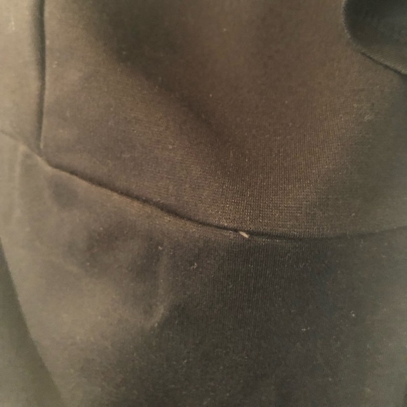 SHEIN Black One Shoulder Flutter Sleeve Party Dress with Side Slit - Picture 6 of 6